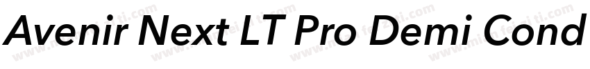 Avenir Next LT Pro Demi Cond Regula字体转换